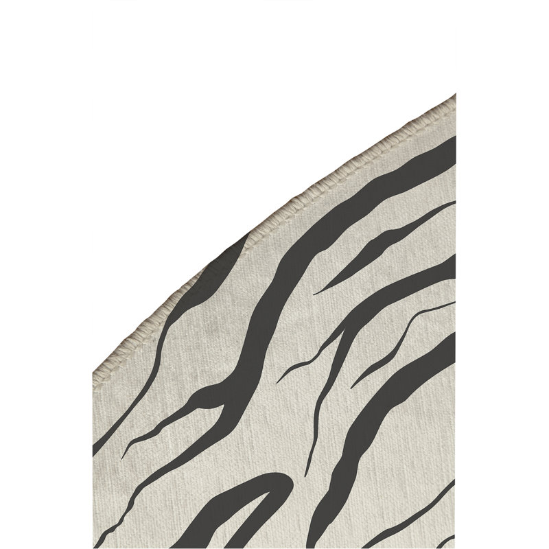 Tapis de jeu pour enfants Lush Cracks, Ivoire/gris anthracite