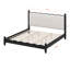 Lit plateforme classique en bois avec tête de lit tapissier festonnée élégante-126048816-126048814