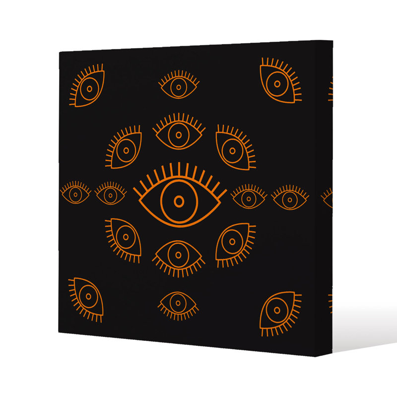 Eye Icon Slim Style Canvas Print, 75 cm H x 75 cm W