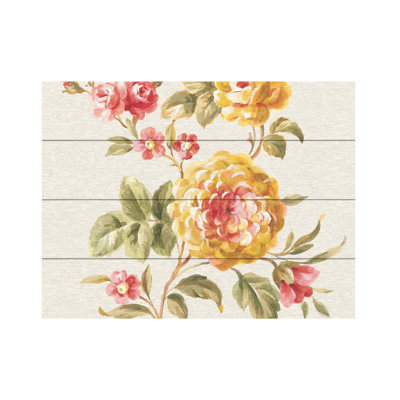 Danhui Nai, fleurs dorées et lattes de bois