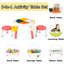 Charisse Kids 3 Piece Round Play Or Activity Table and Chair Set-1937017416