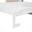 Canapé-lit escamotable, conception pliable peu encombrante, rangement intégré, bois durable, L 66,8 po x l 87 po