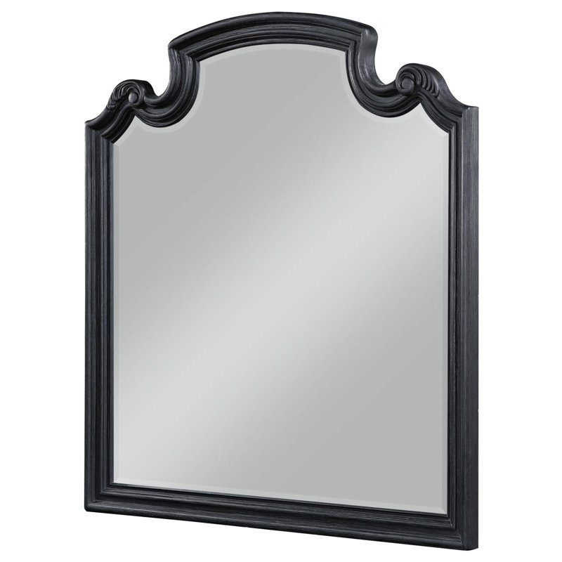 Ensemble de chambre à coucher 4 pièces avec tête de lit capitonnée Esmerelda, Grand