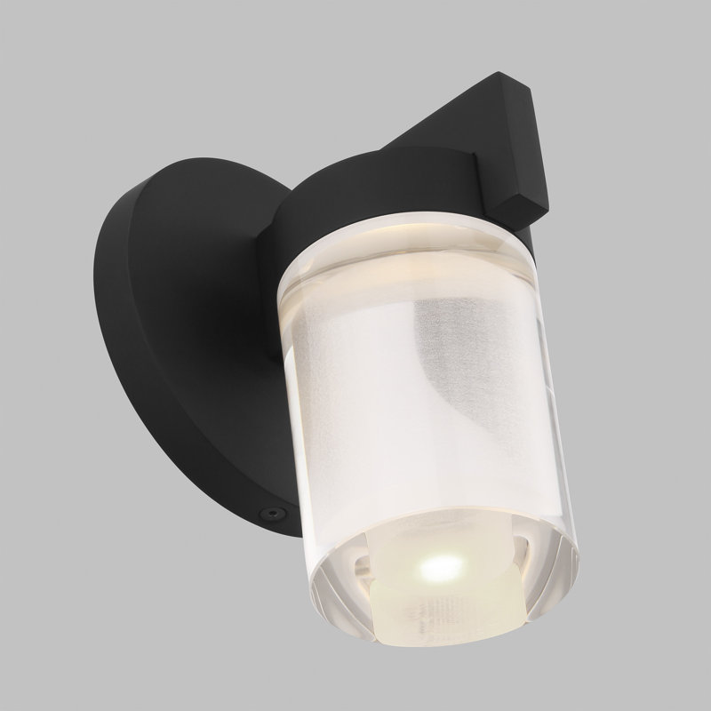 Esfera 1 - Light LED Armed Sconce, Nightshade Black