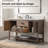 Marissa 54" Freestanding Single Bathroom Vanity with Engineered Stone Top-1416056548