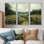 Ensemble de salon Green Peaceful Valley II - Farmhouse Wall Art