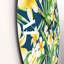 Feuillage tropical et fleurs jaunes - horloge murale moderne-60280901