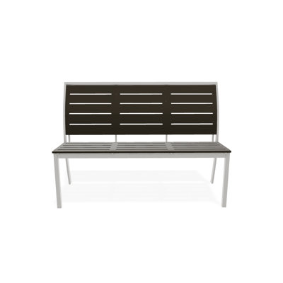 Banc de parc empilable aluminium Bazza