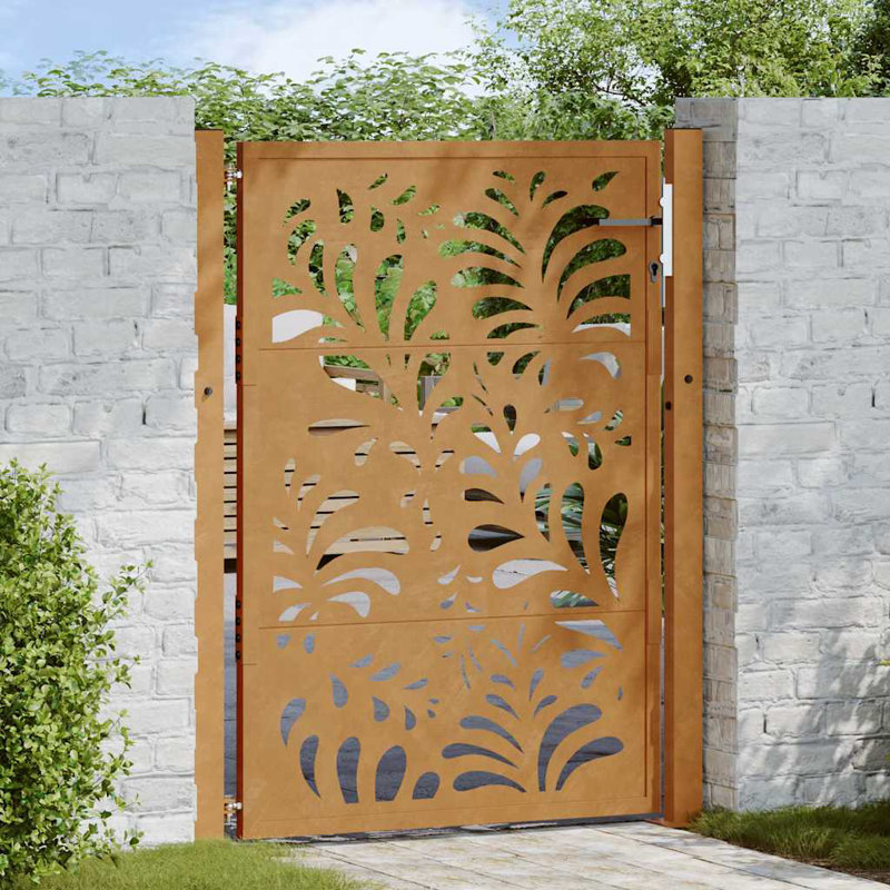 Weathering Steel Gate, Rusty, 105 x 130 cm