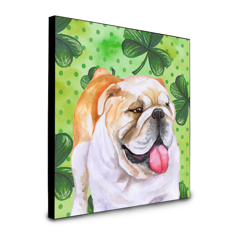 Panneau mural d’art Ibiza, Bouledogue anglais