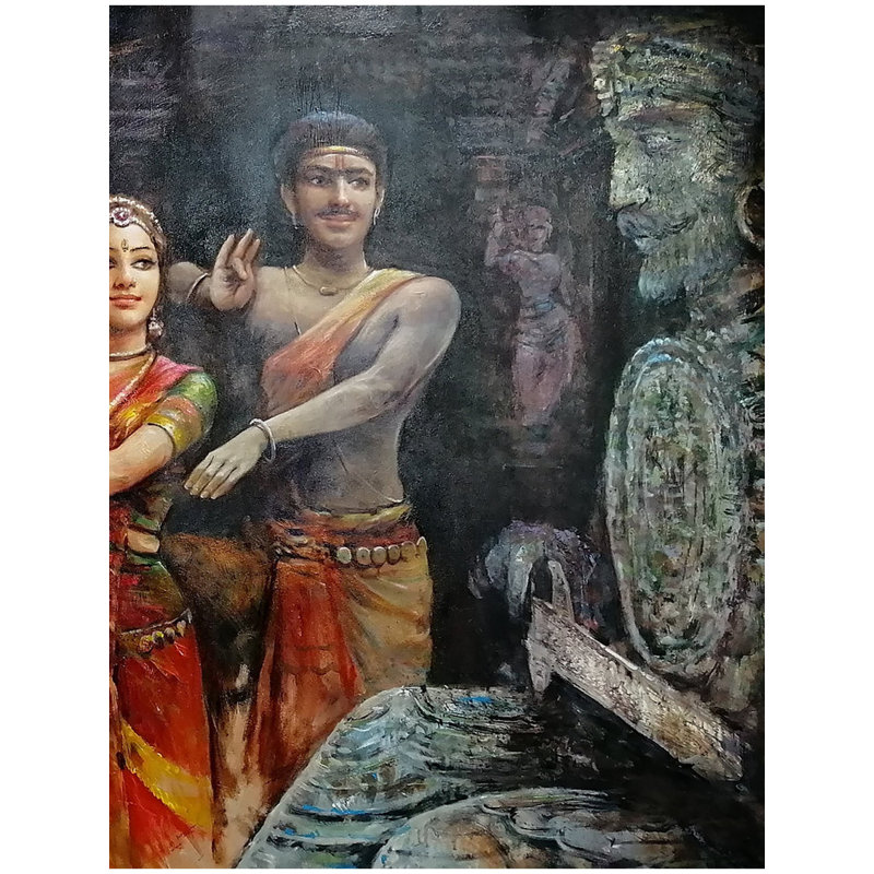 «The King Encompass», peinture | Acrylique sur toile | Peinture murale décorative