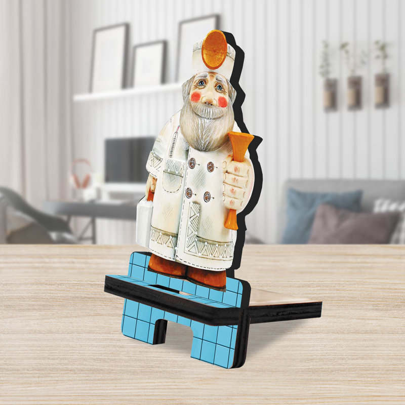 Designocracy Single Screen Desktop Mount, 6" H x 3" W x 3" D