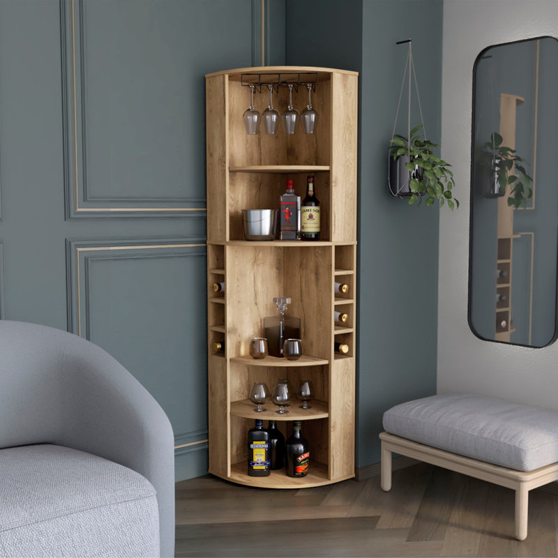 Carleigha 18.5'' Mini Bar, Natural