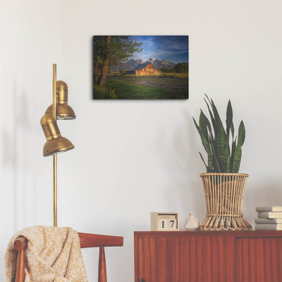 «Morning at Moulton Barn» par Rick Berk, art mural en métal