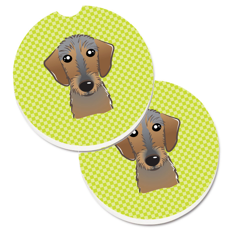 Sous-verre Retriever, Vert lime, Teckel à poil dur