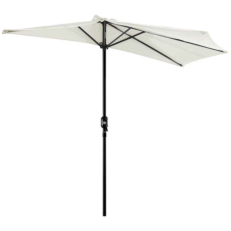 2.7m Half Parasol, Cream