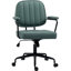 Chaise de bureau à hauteur réglable et inclinable Vinsetto, vert