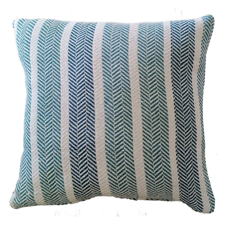 Square Pillow Cover, Blue, Square 60cm