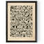 "Graphic Notes" par Paul Cezanne - reproduction d'art encadrée-809506224-809506225