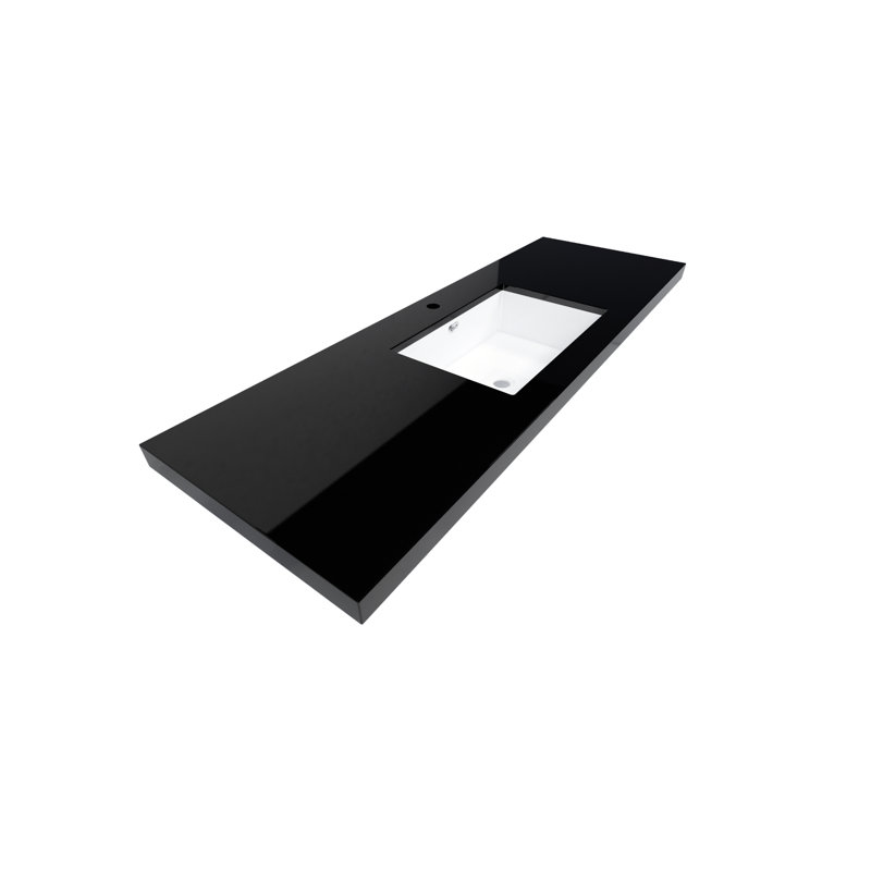 Reyes 37'' Bathroom Vanity Top with Sink