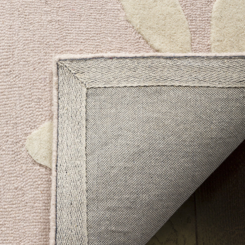 Floral Wool Hand Tufted Area Rug, Rectangle 152 x 213 cm