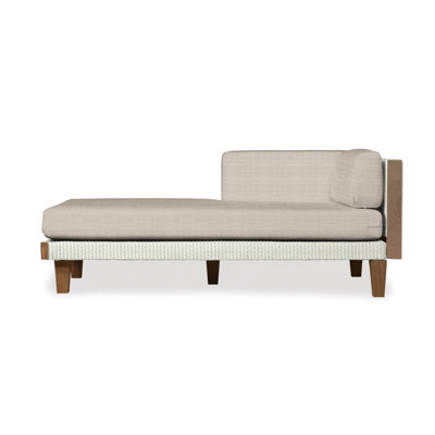 Catalina Outdoor Teak Chaise Lounge