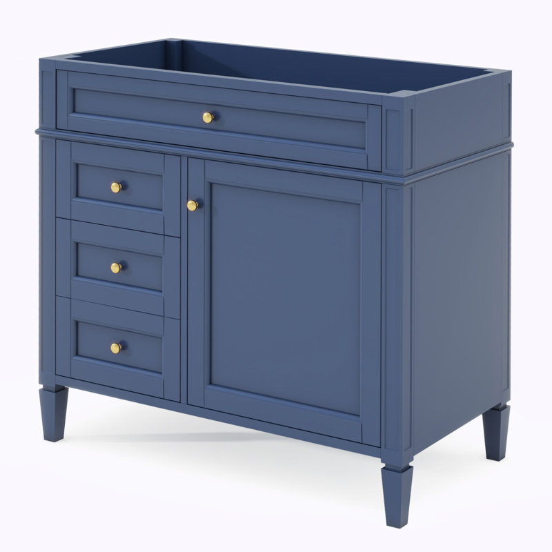 Bases de meuble-lavabo 36 po seulement, Bleu marine