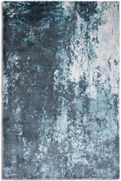 Abstract Silk Area Rug, Rectangle 180 x 270cm