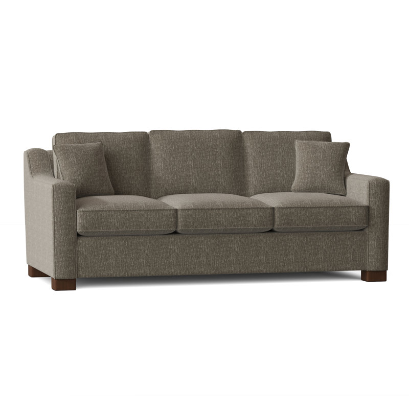 Aceyon Upholstered 79'' Reclining Sofa, Walnut, Hill Elephant