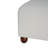Callen Modern Scandinavian Bouclé Fabric Ottoman Bench With Solid Wood Bun Feet-119867479