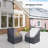 Chamber Patio Aluminum Swivel Chair Covers