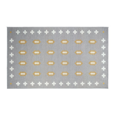 Nordic Weave Mushroom Washable Rug - 3' x 5'