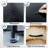 4 Drawer Dresser for Bedroom, Narrow Chest of Drawers, Wooden Top and Study Iron Frame 18"x37.5"-(WxH)