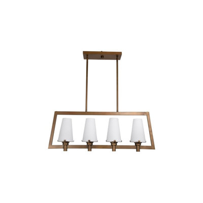 Taraji 36 po 98 po Luminaire suspendu 4 lumières (or rétro)