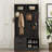 Hall Tree With 6 Hooks,Coat Hanger, Entryway Bench, Storage Bench,For Entrance, Hallwa,Black