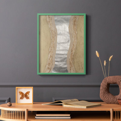 Silver Lake II Framed Print - Solid Wood