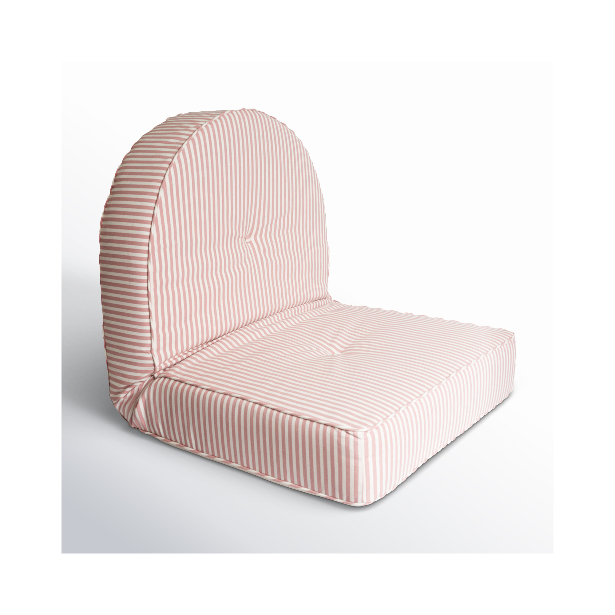 Laurens Reclining Pillow Lounger, Pink