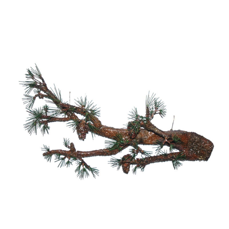 Pine Cone Branch Copper Wall Sculpture by Paul Harvey