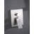 Ceiling Mounted Shower System Combo Set With Handheld And 16"Shower Head