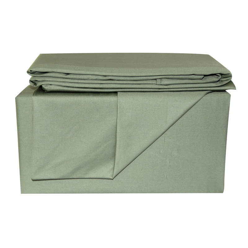 Ensemble de draps 400 fils, Grand, Kaki