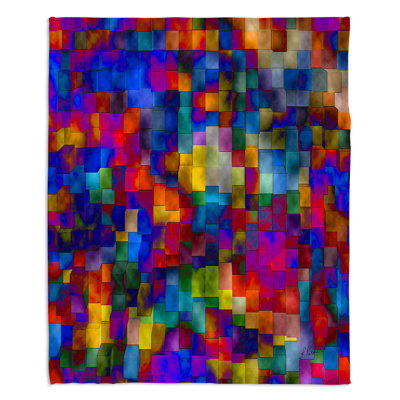 Cloudy Cubes Throw