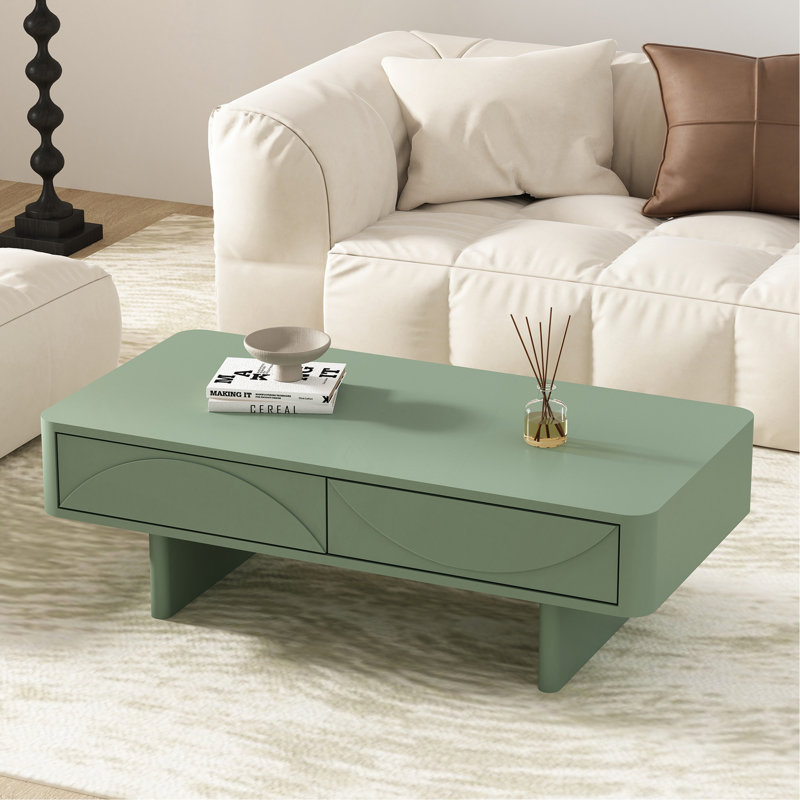 Table basse 47 po Ella, Vert sauge