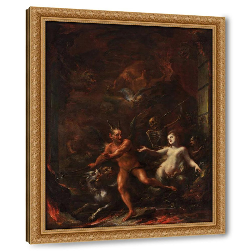 Portes de l'enfer (vers 1703-1888), H 32 po x l 26 po