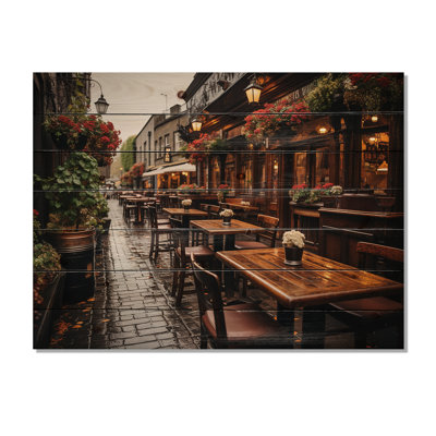 Panneaux de décoration murale en bois Harshil - Paysages