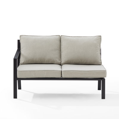 Horbal 2 - Person Modular Patio Conversation Set with Cushions