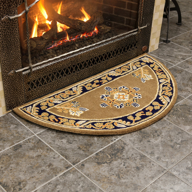 Elisabette Hand Tufted Wool Oriental Indoor Rug