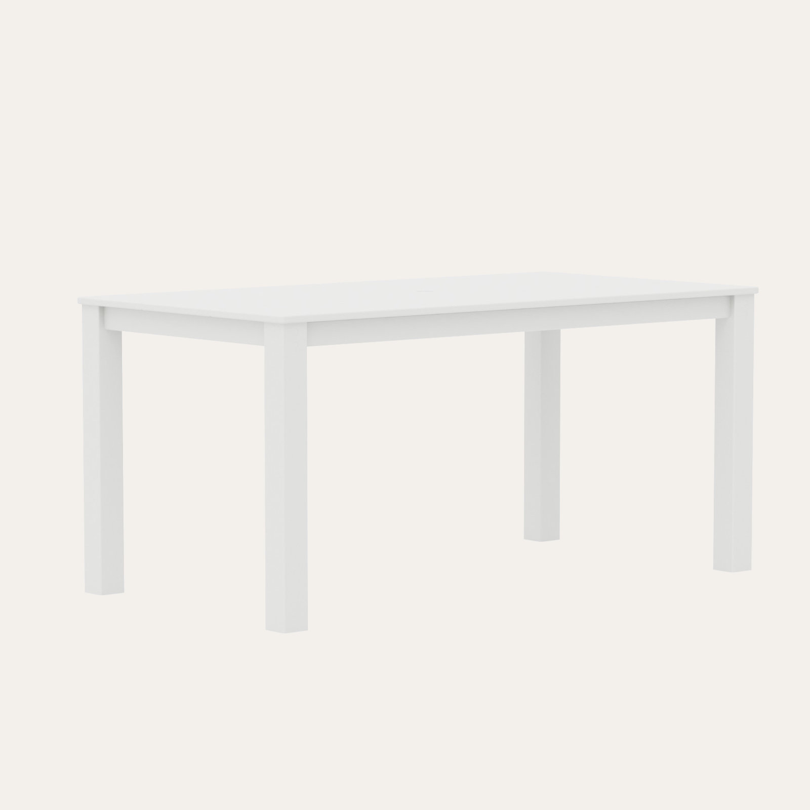 POLYWOOD® Studio 34" Patio Dining Table, White