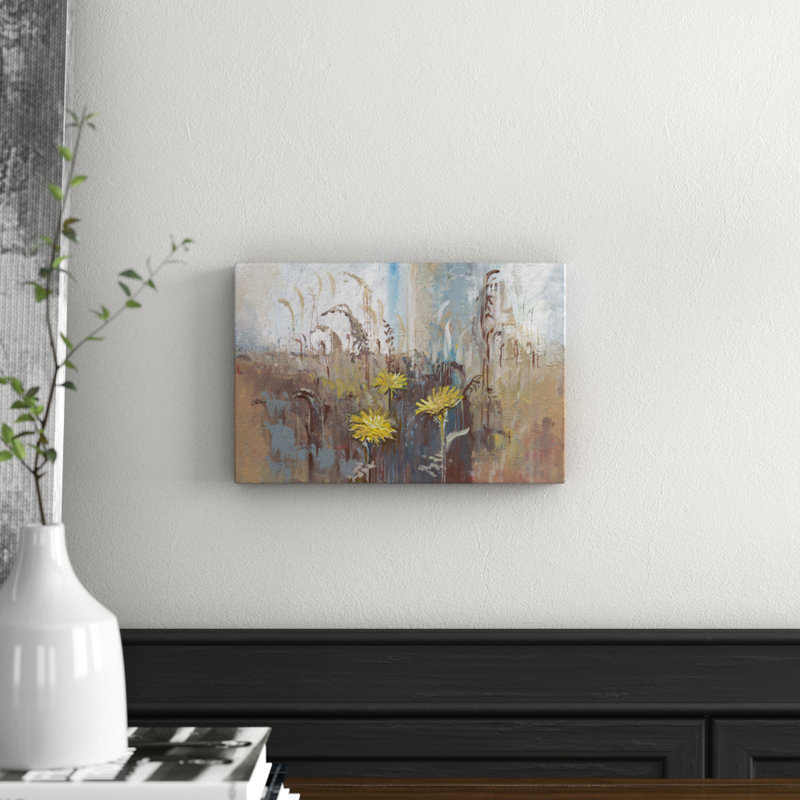 Sunny Head 1 Piece Wrapped Canvas Painting, 20cm H x 30cm W