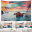 Mélange de soleil sur le tapisserie de mer méditerranée avec accessoires suspendus inclus-28489951