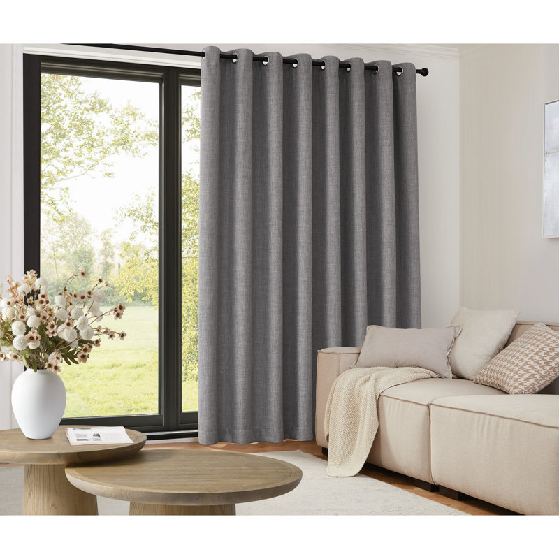 Paire de panneaux isolants à œillets avec doublure amovible THERMALBARRIER I-SNAP , Gris, L 100 po x L 95 po
